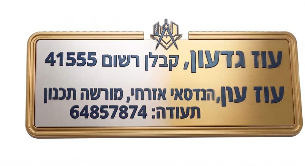 הסמכות עוז בנייה ושיפוצים